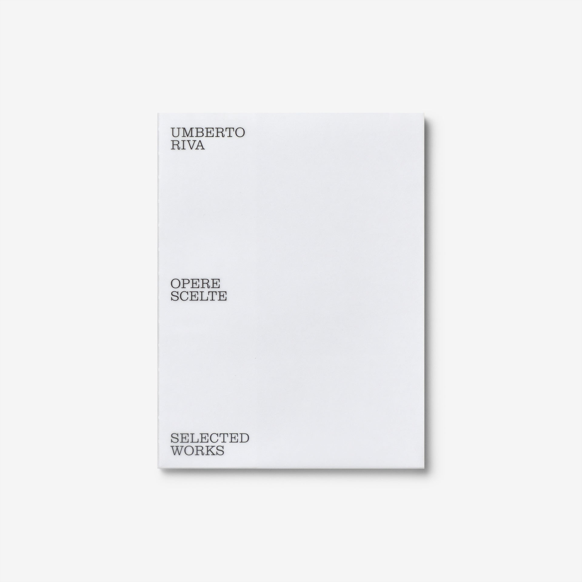 Umberto Riva: Selected Works | North East