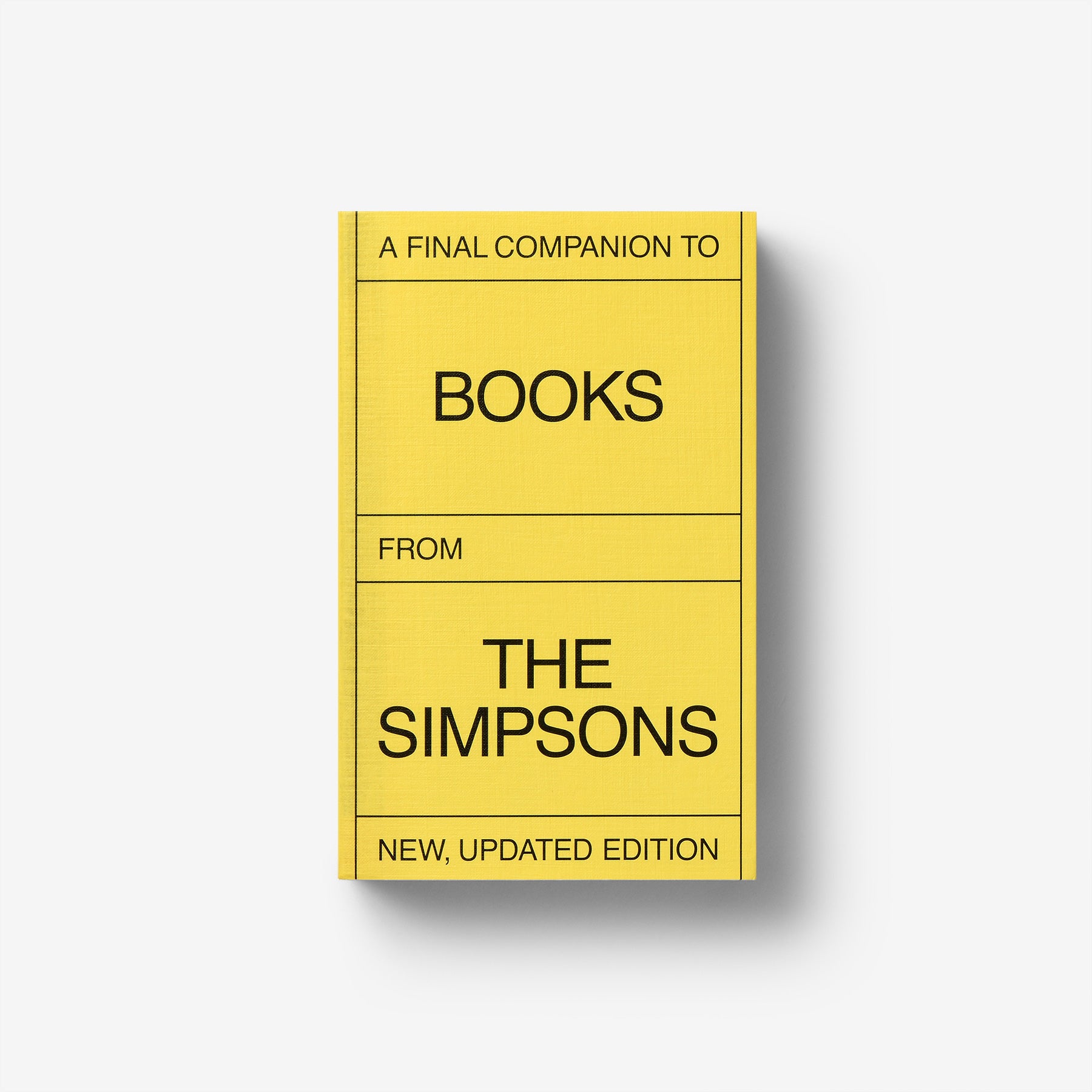 A Final Companion To Books From The Simpsons (Updated Version