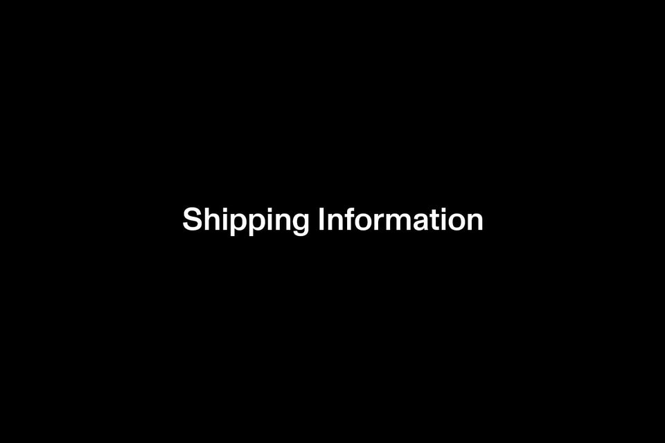 Notice regarding the international shipping