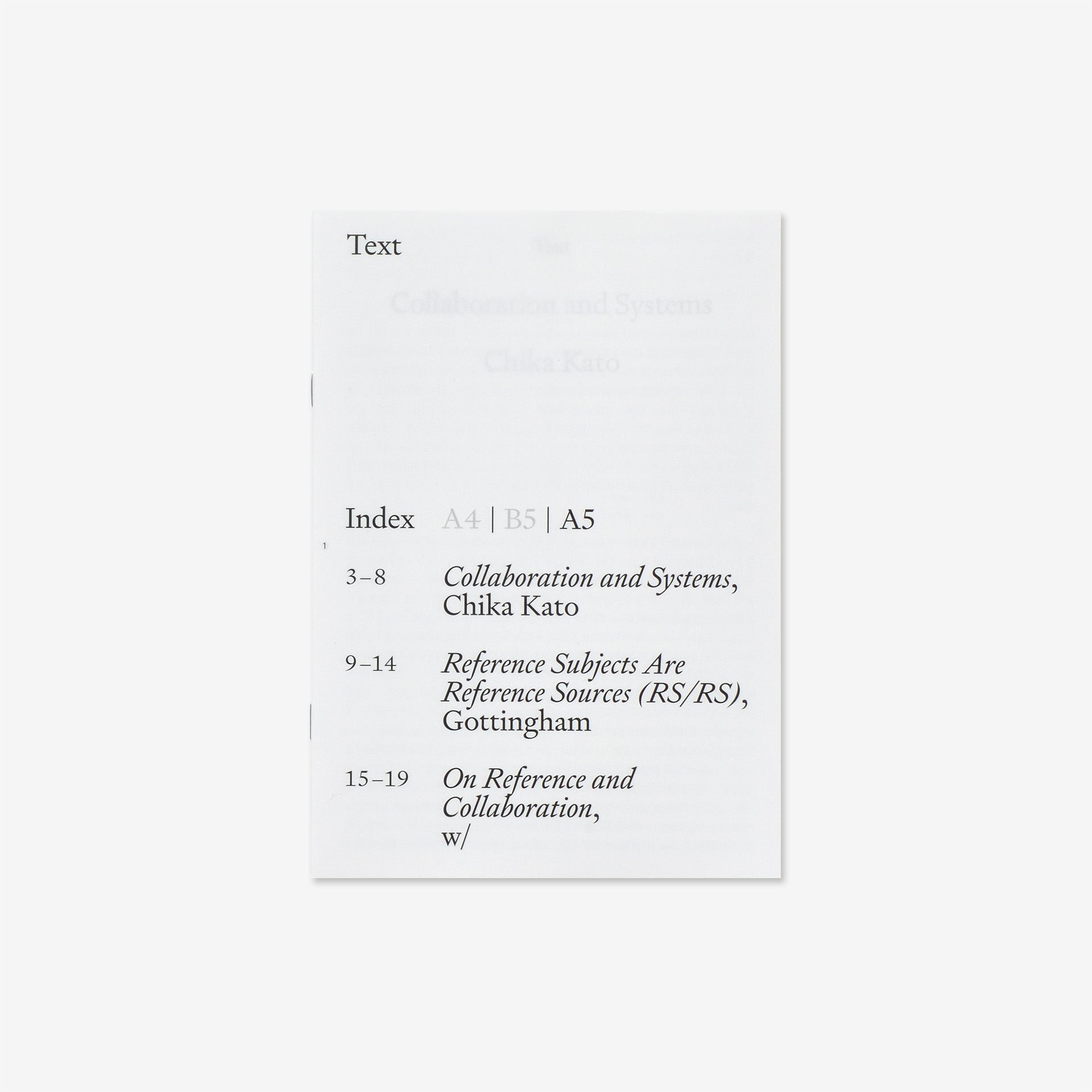 w/System of Culture: we were in the kitchen, we refer to…