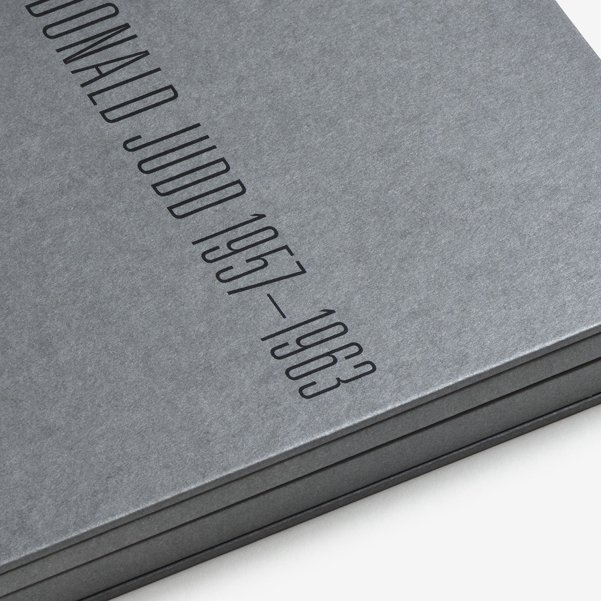 Donald Judd: 1957-1963, Paintings and Objects