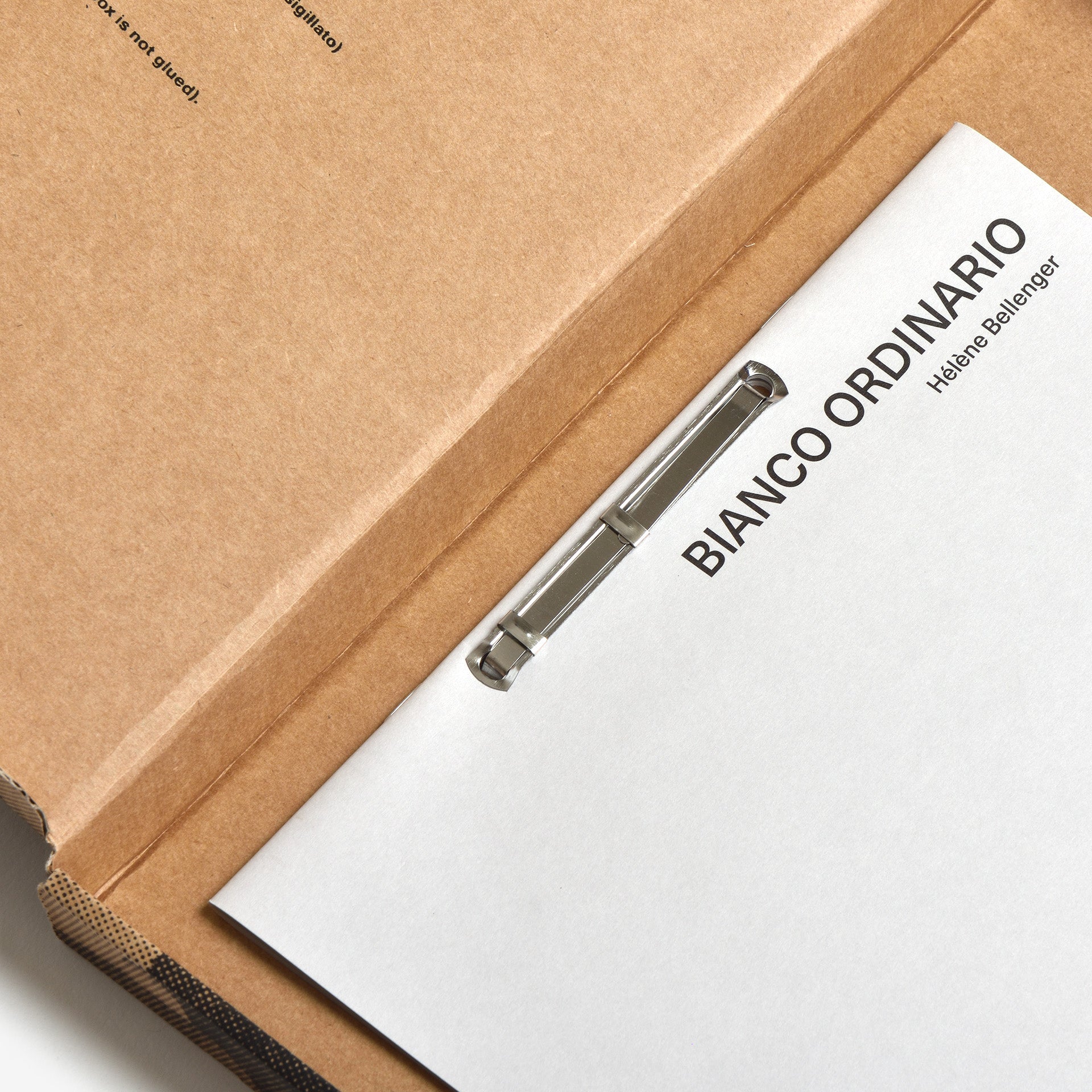 Hélène Bellenger: Bianco Ordinario