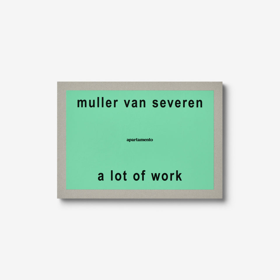 Muller Van Severen: A Lot of Work