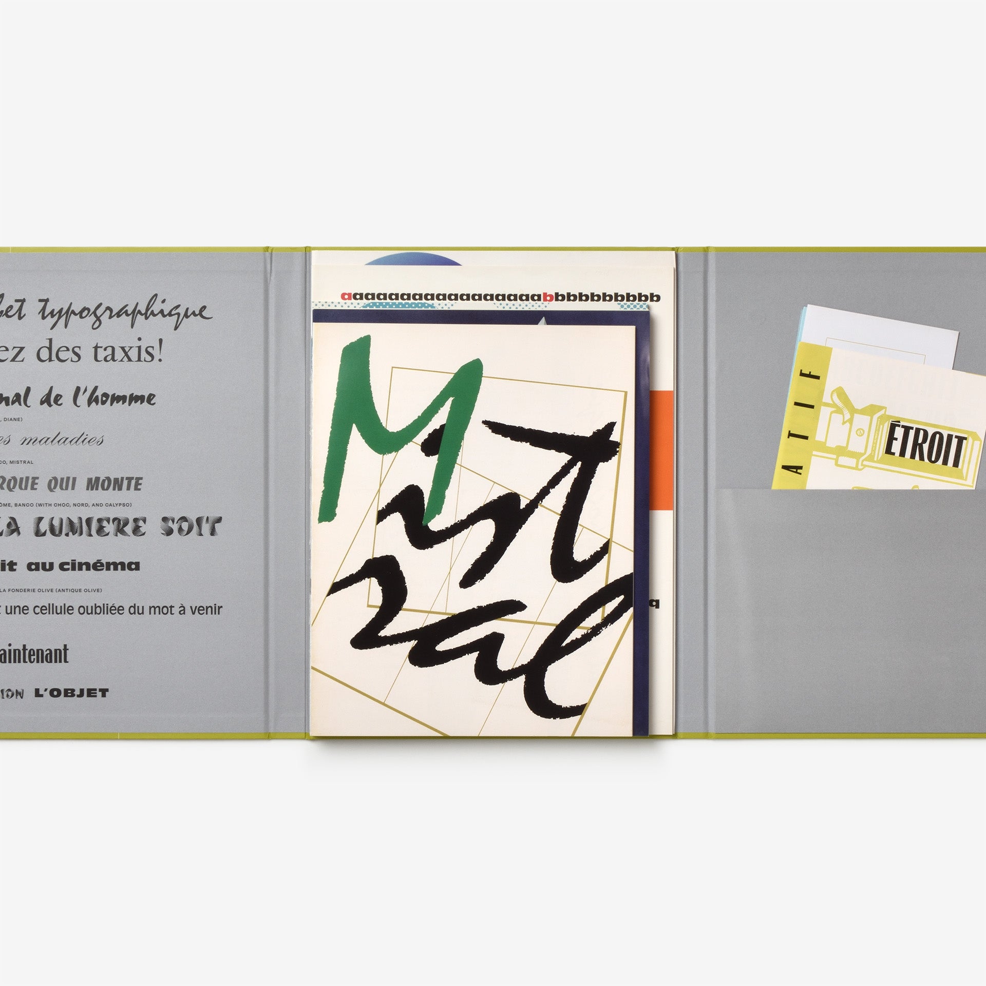 Type by Roger Excoffon: Collected Specimen Booklets | North East