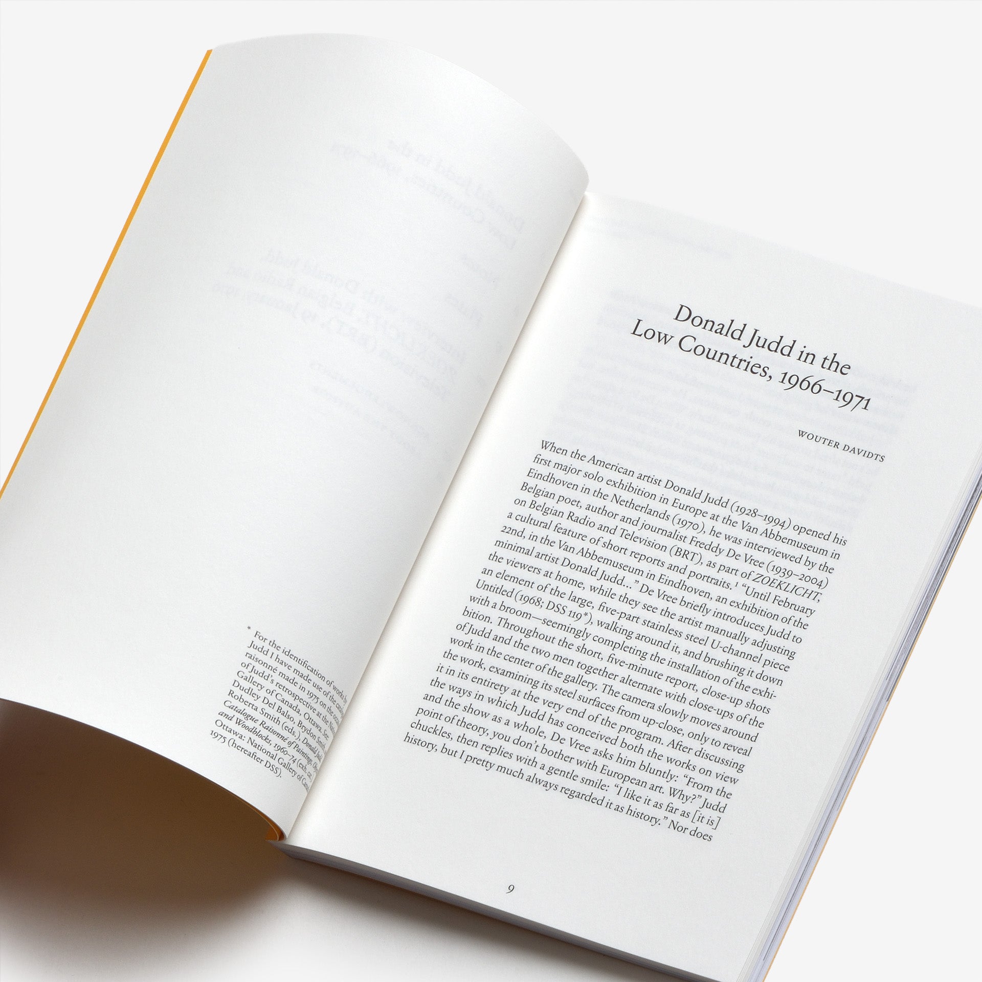 Donald Judd: The Low Countries 1966–1971