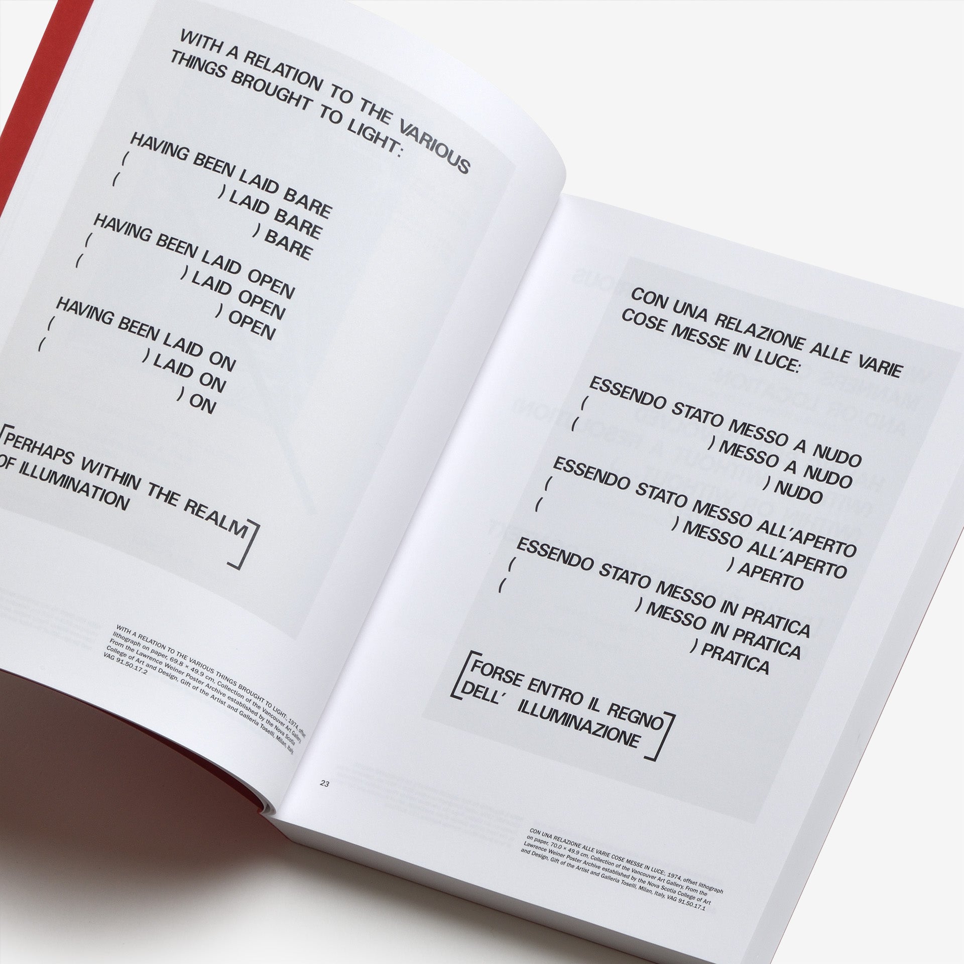 Of & About Posters: The Lawrence Weiner Poster Archive (1965-2021