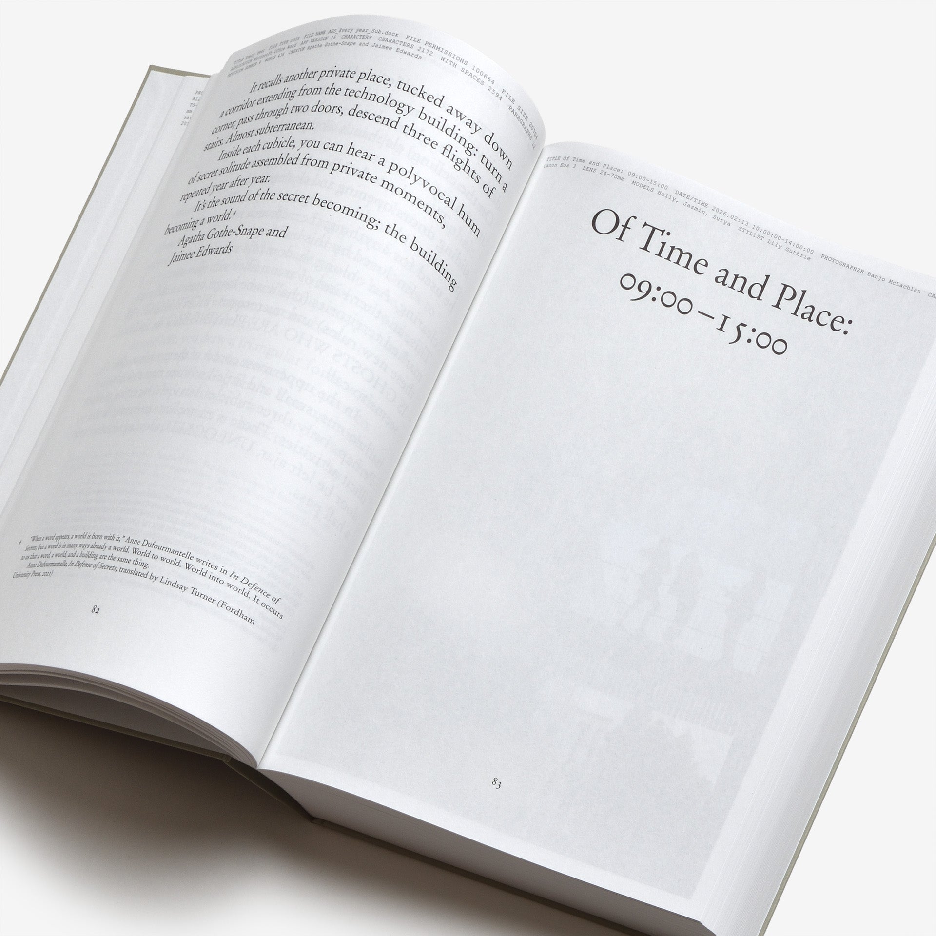BVN, Becoming: Stories of Time and Place