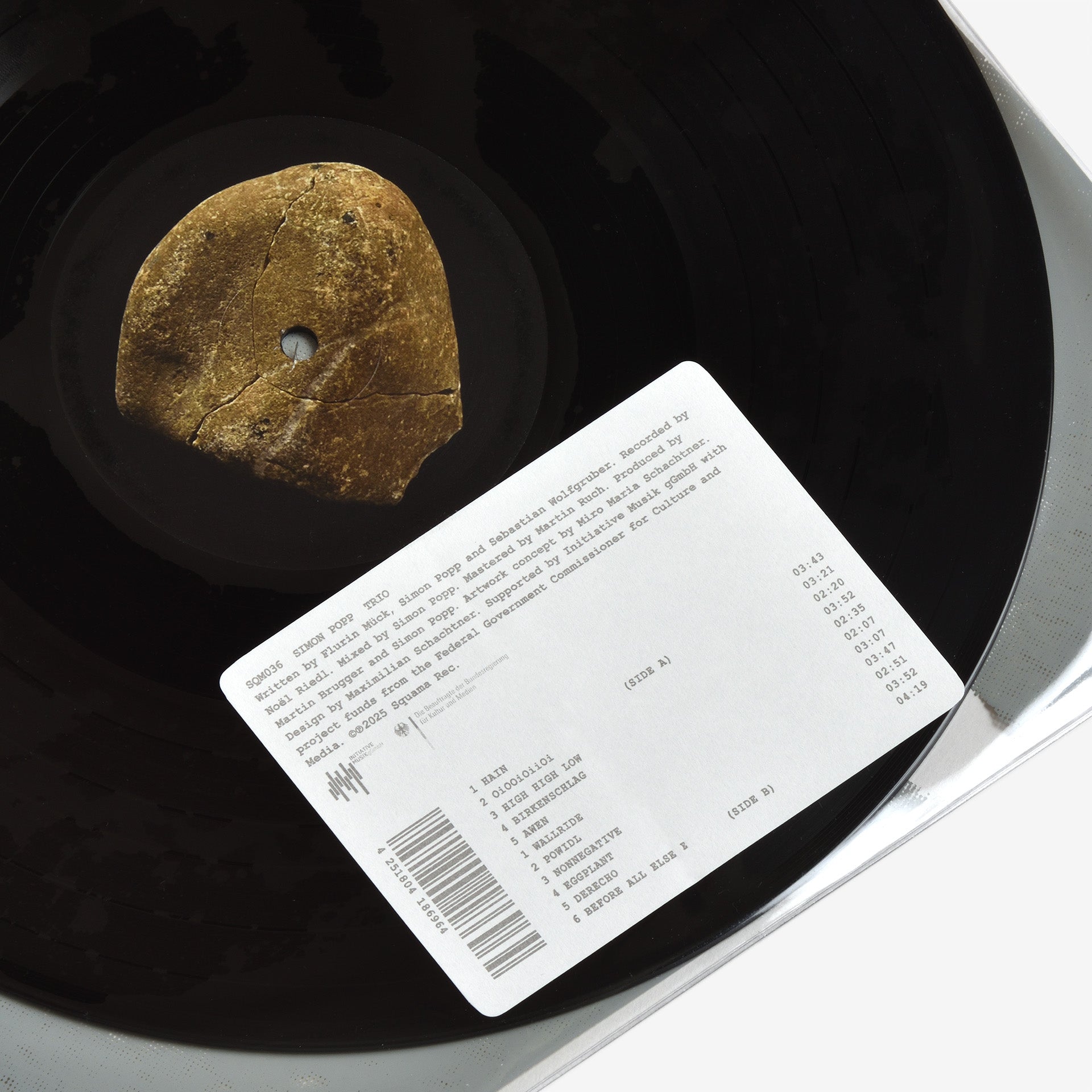 Simon Popp: Trio (Black Vinyl)