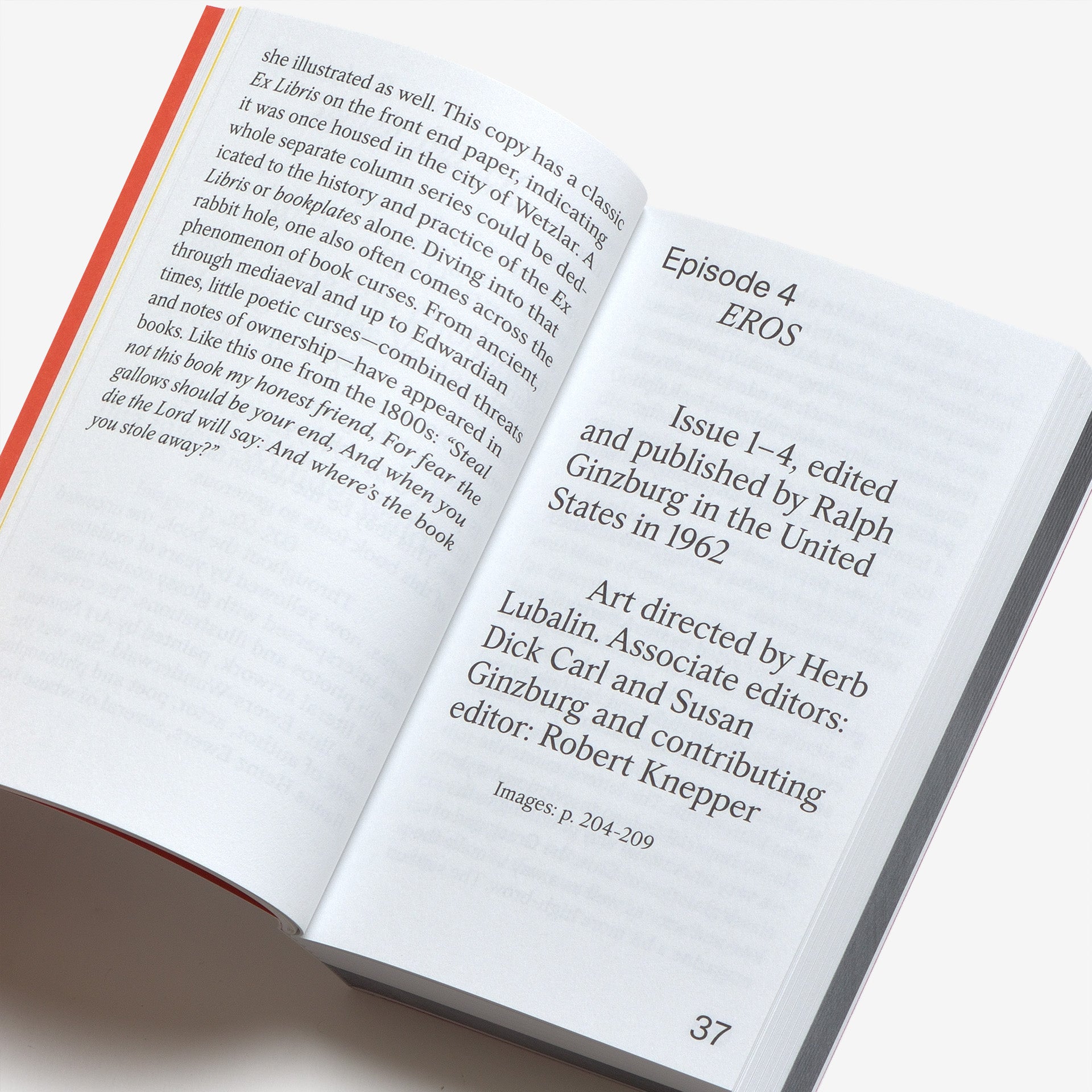 Notes on Book Design: By Formal Settings