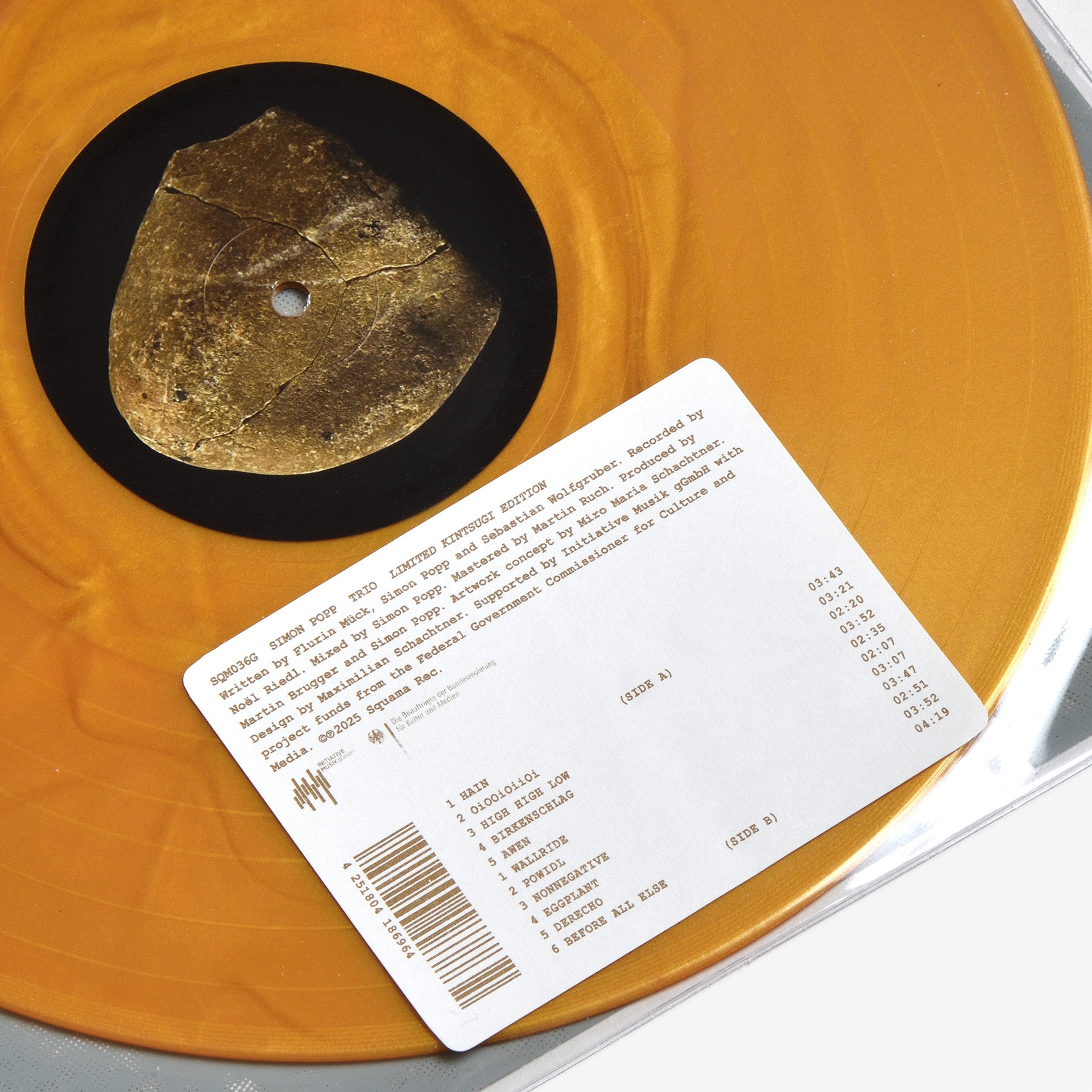 Simon Popp: Trio (Limited Golden Vinyl)