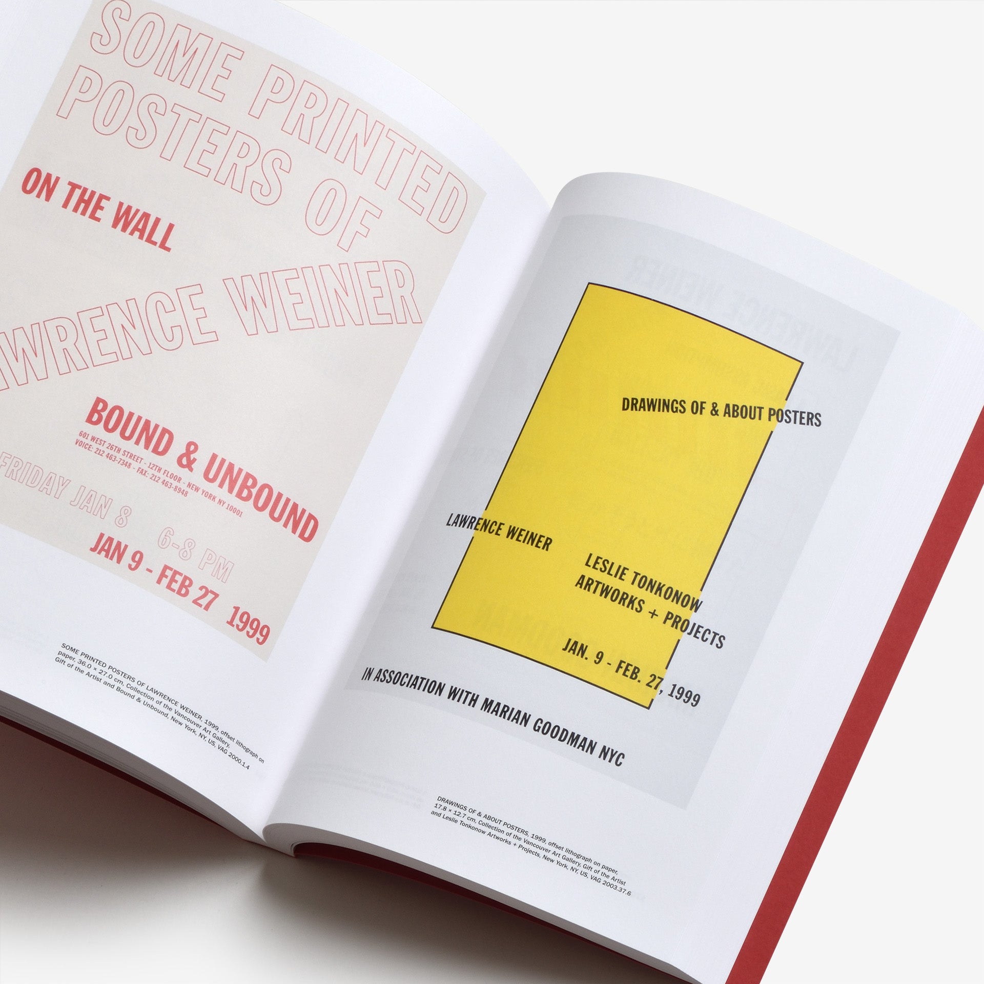 Of & About Posters: The Lawrence Weiner Poster Archive (1965-2021