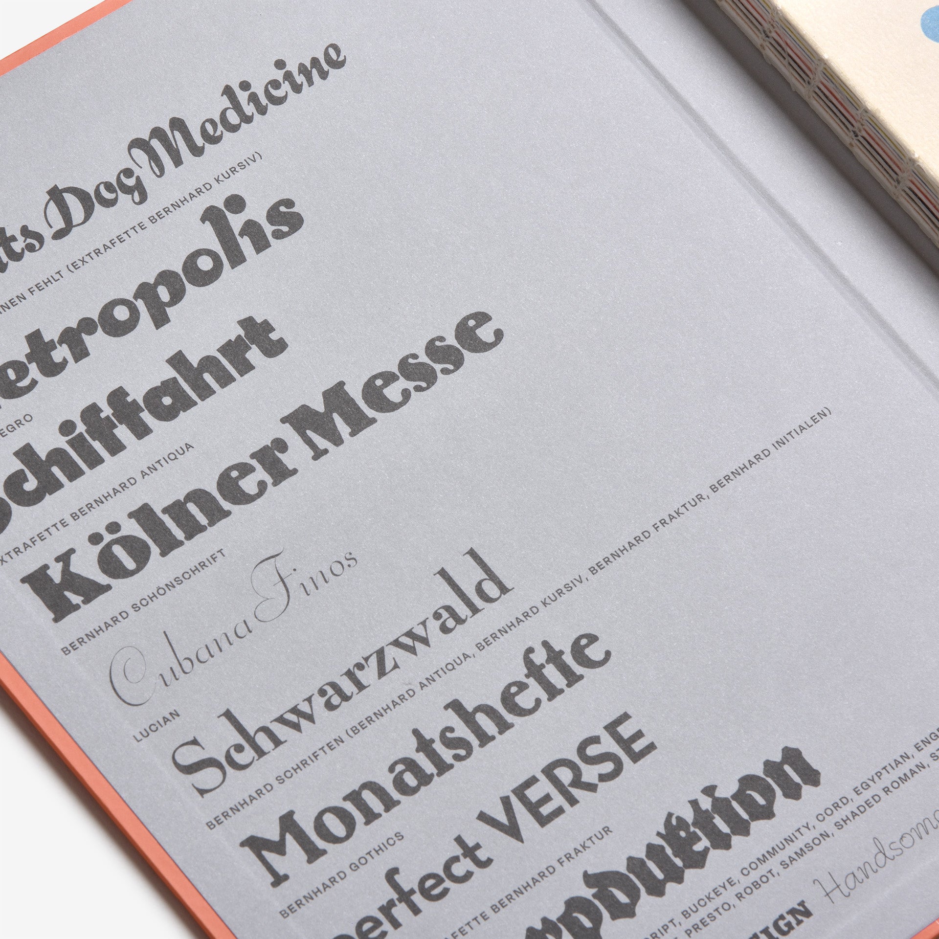 Type by Lucian Bernhard: Collected Specimen Booklets | North East