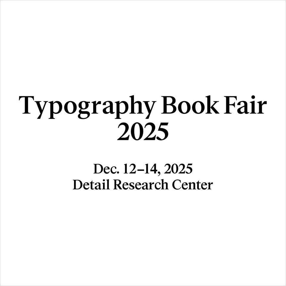 Typography Book Fair 2025