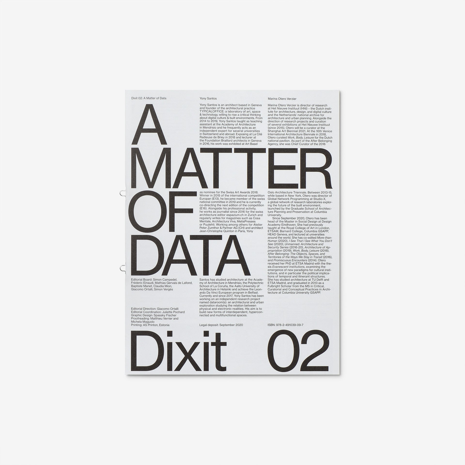 Dixit #02 A Matter of Data
