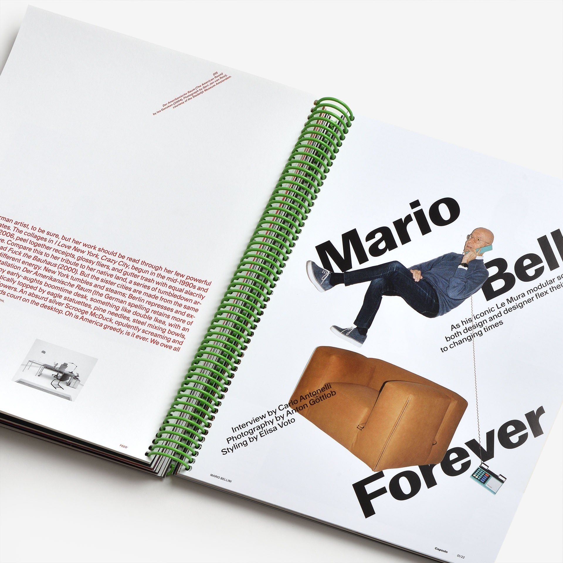 Capsule Issue 1 – Mario Bellini Cover